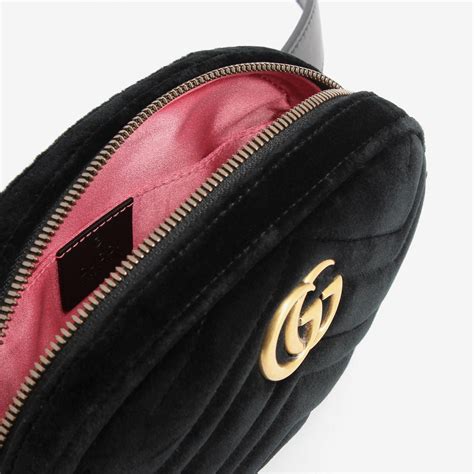 how to clean velvet gucci bag|Gucci marmont belt bag velvet.